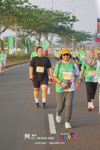 Race photo from BAF LIONS RUN 2024