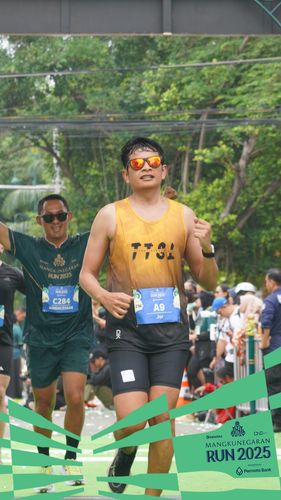 Race photo from Mangkunegaran Run 2025