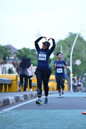 Race photo from KEMLU RUN 2025