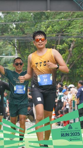 Race photo from Mangkunegaran Run 2025
