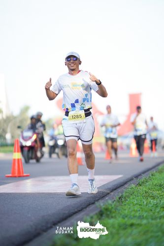 Race photo from Taman Budaya x BOGORUN 2025