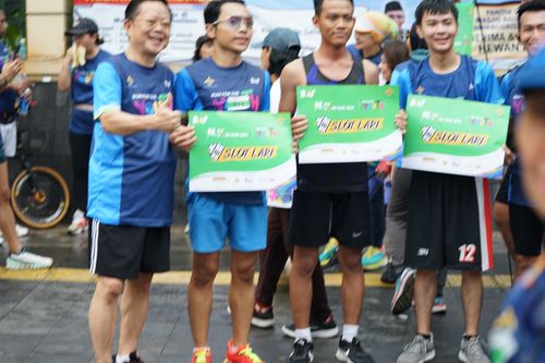 Race photo from Road to BAF Lions Run 2024
