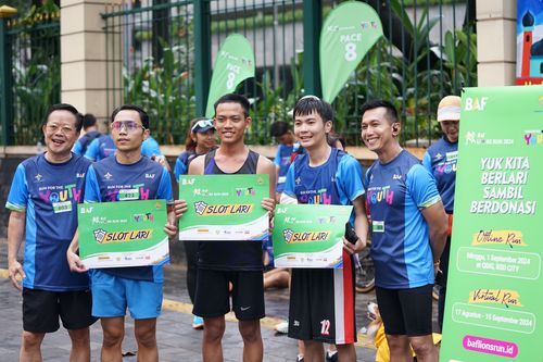 Race photo from Road to BAF Lions Run 2024