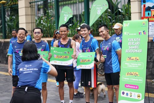 Race photo from Road to BAF Lions Run 2024