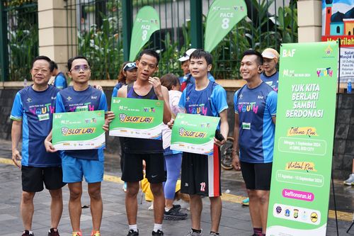 Race photo from Road to BAF Lions Run 2024