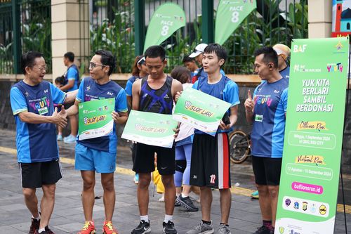 Race photo from Road to BAF Lions Run 2024
