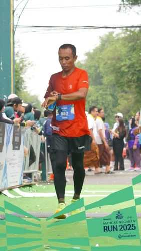 Race photo from Mangkunegaran Run 2025