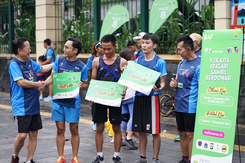 Race photo from Road to BAF Lions Run 2024