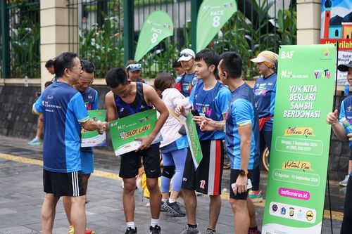 Race photo from Road to BAF Lions Run 2024