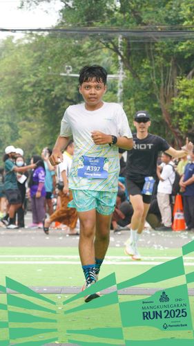 Race photo from Mangkunegaran Run 2025