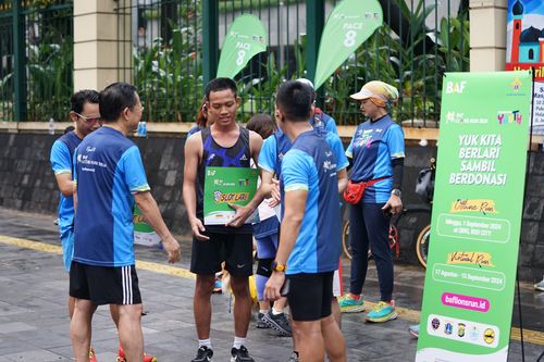 Race photo from Road to BAF Lions Run 2024