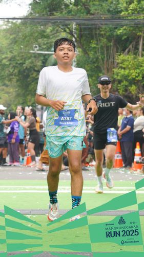Race photo from Mangkunegaran Run 2025