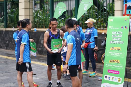 Race photo from Road to BAF Lions Run 2024