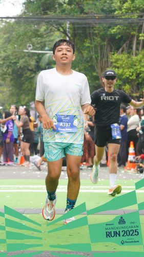 Race photo from Mangkunegaran Run 2025