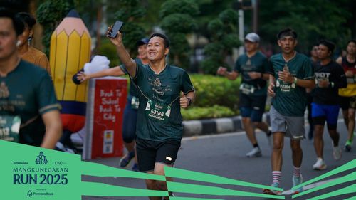 Race photo from Mangkunegaran Run 2025