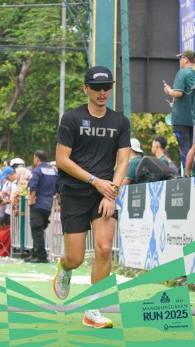 Race photo from Mangkunegaran Run 2025