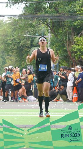 Race photo from Mangkunegaran Run 2025