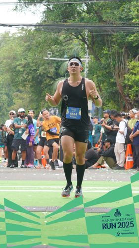 Race photo from Mangkunegaran Run 2025