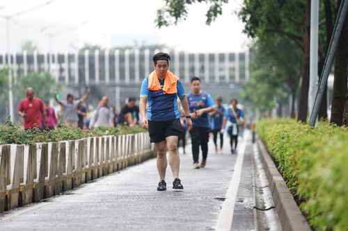 Race photo from Road to BAF Lions Run 2024