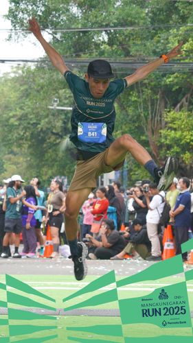 Race photo from Mangkunegaran Run 2025
