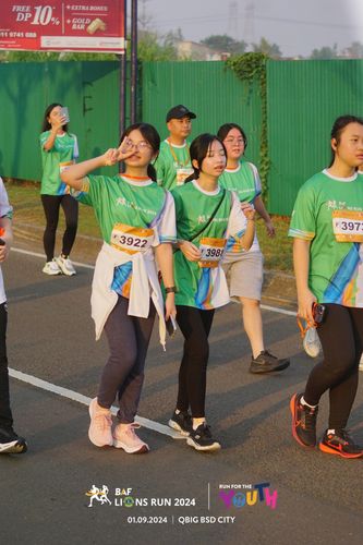 Race photo from BAF LIONS RUN 2024