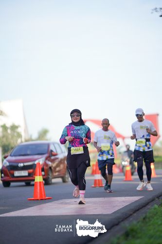 Race photo from Taman Budaya x BOGORUN 2025