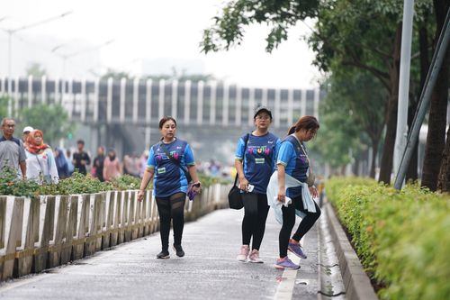 Race photo from Road to BAF Lions Run 2024