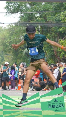 Race photo from Mangkunegaran Run 2025