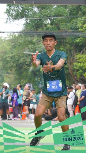 Race photo from Mangkunegaran Run 2025