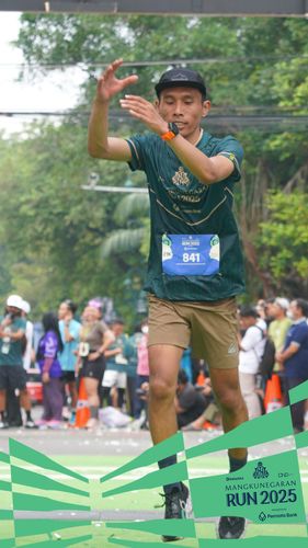 Race photo from Mangkunegaran Run 2025