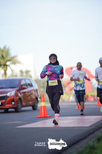 Race photo from Taman Budaya x BOGORUN 2025