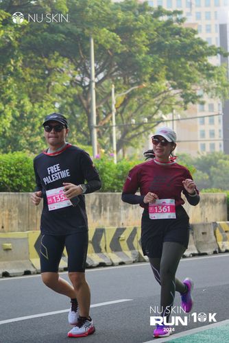 Race photo from Nu Skin Run 10K