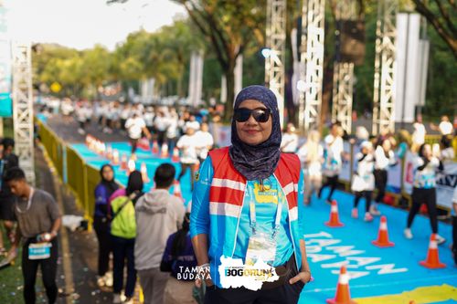 Race photo from Taman Budaya x BOGORUN 2025