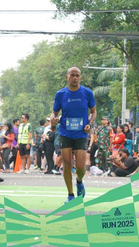 Race photo from Mangkunegaran Run 2025