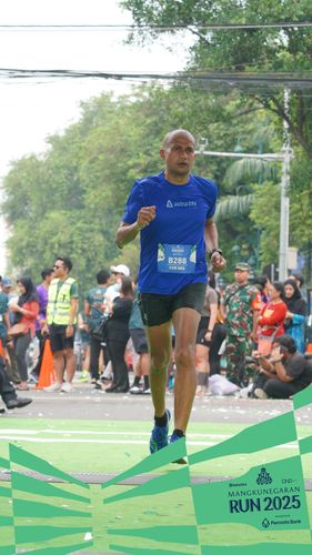 Race photo from Mangkunegaran Run 2025
