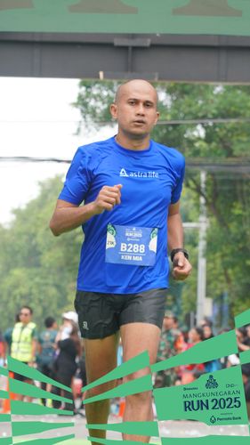 Race photo from Mangkunegaran Run 2025