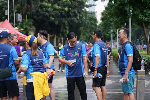 Race photo from Road to BAF Lions Run 2024