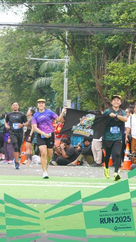 Race photo from Mangkunegaran Run 2025