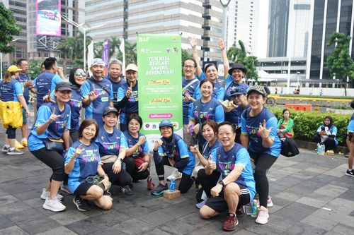 Race photo from Road to BAF Lions Run 2024