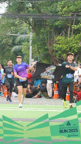 Race photo from Mangkunegaran Run 2025