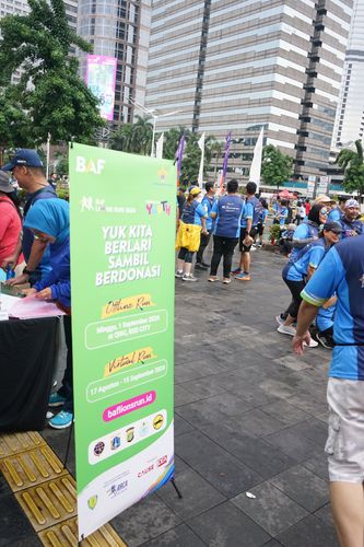 Race photo from Road to BAF Lions Run 2024