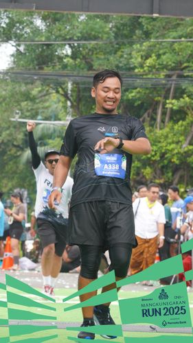 Race photo from Mangkunegaran Run 2025