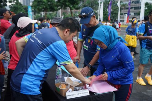 Race photo from Road to BAF Lions Run 2024