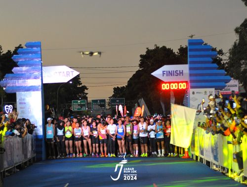 Race photo from Jabar Run 10K 2024