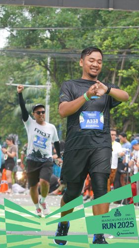 Race photo from Mangkunegaran Run 2025