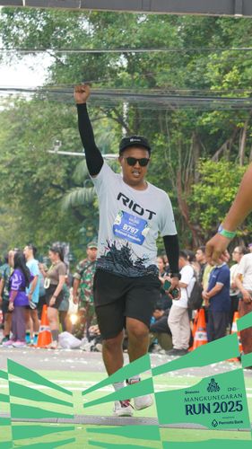 Race photo from Mangkunegaran Run 2025