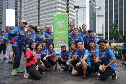 Race photo from Road to BAF Lions Run 2024