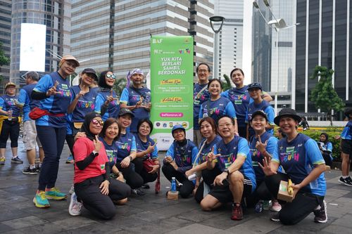 Race photo from Road to BAF Lions Run 2024