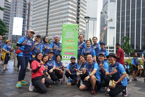 Race photo from Road to BAF Lions Run 2024