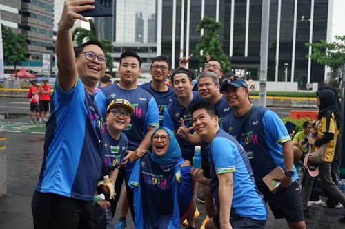 Race photo from Road to BAF Lions Run 2024